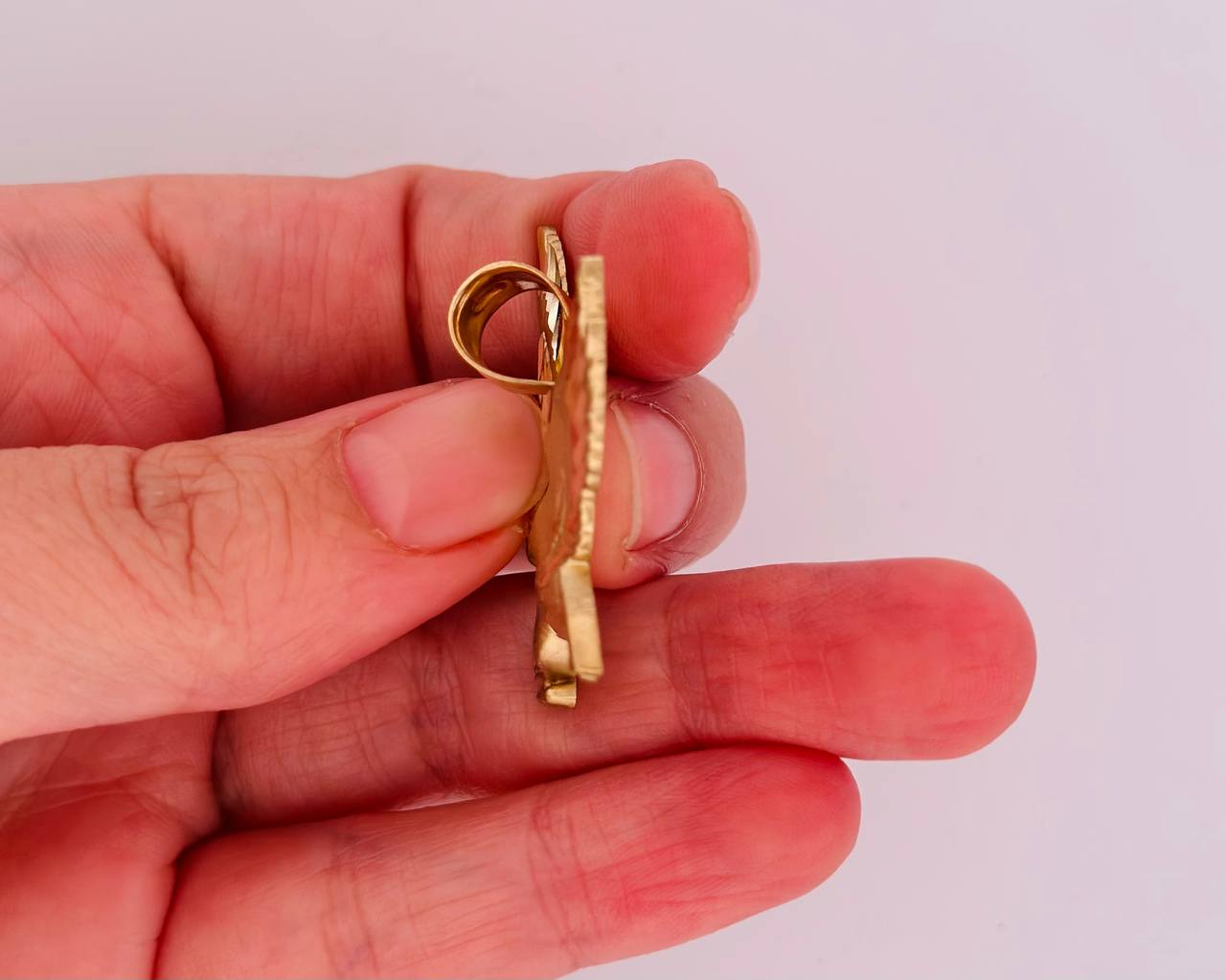 14K Eagle Pendant