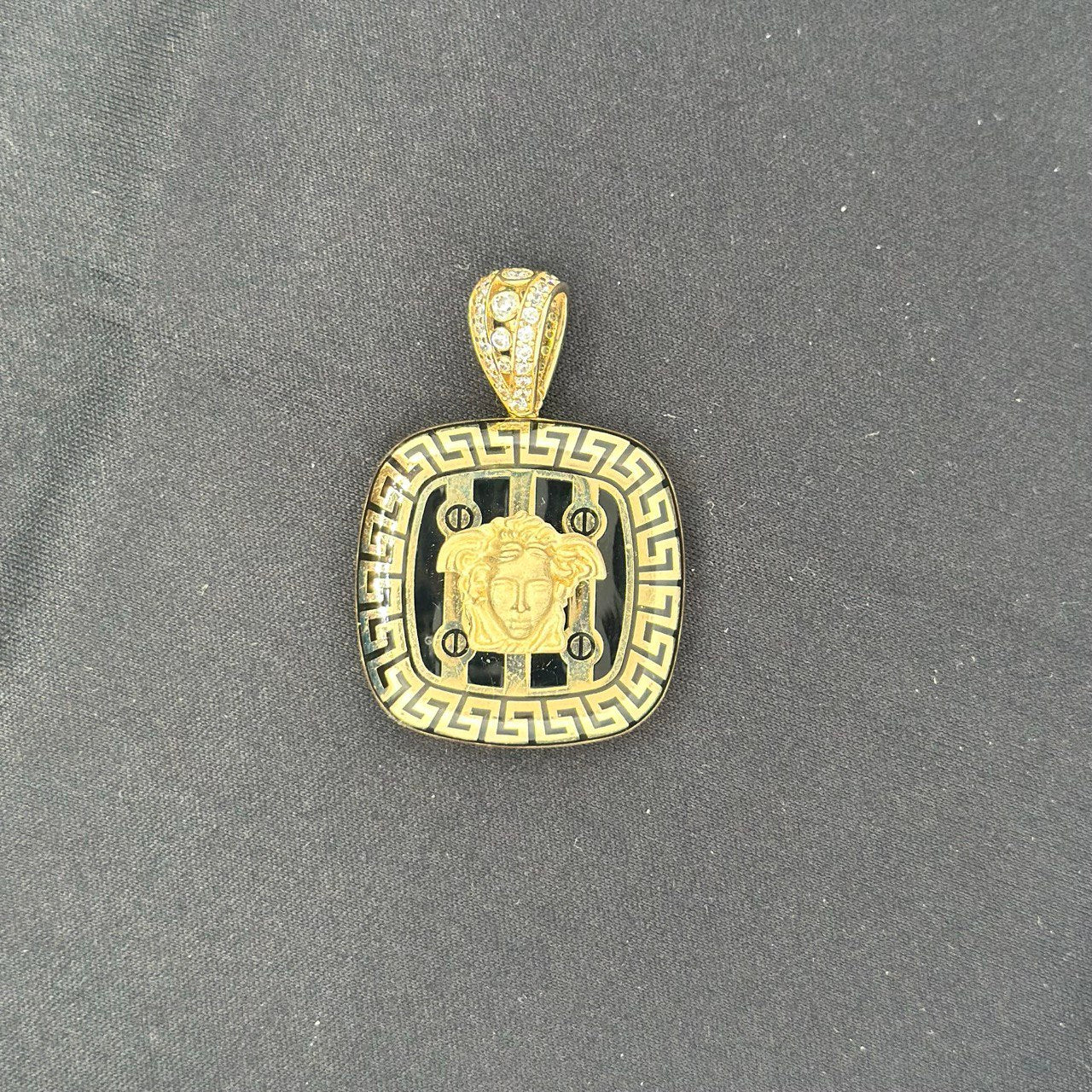 14K Greek Lion Pendant - 1