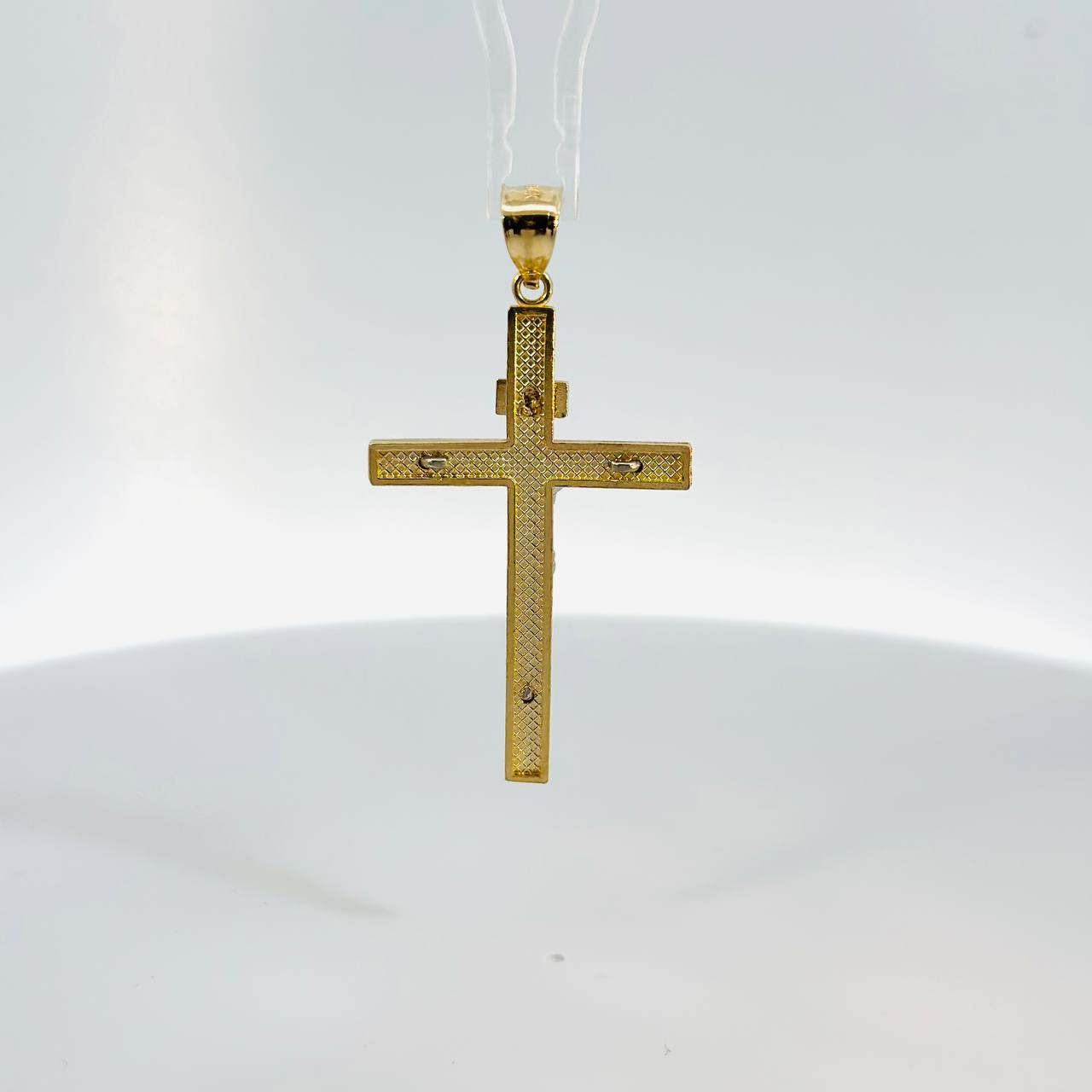 14K Yellow Gold Crucifix Pendant - 2