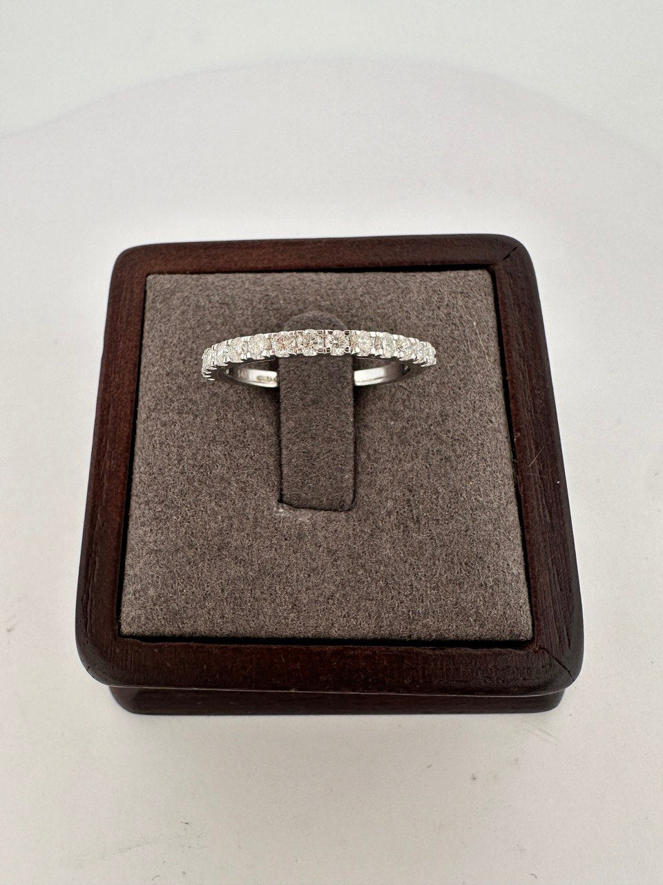 14K 1.2 carat LG Diamond Engagement Band