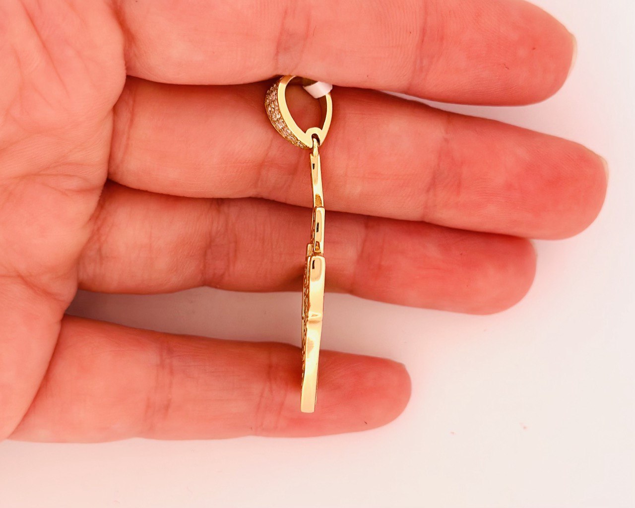 Sterling Silver VVS Moissanite Allah Pendant