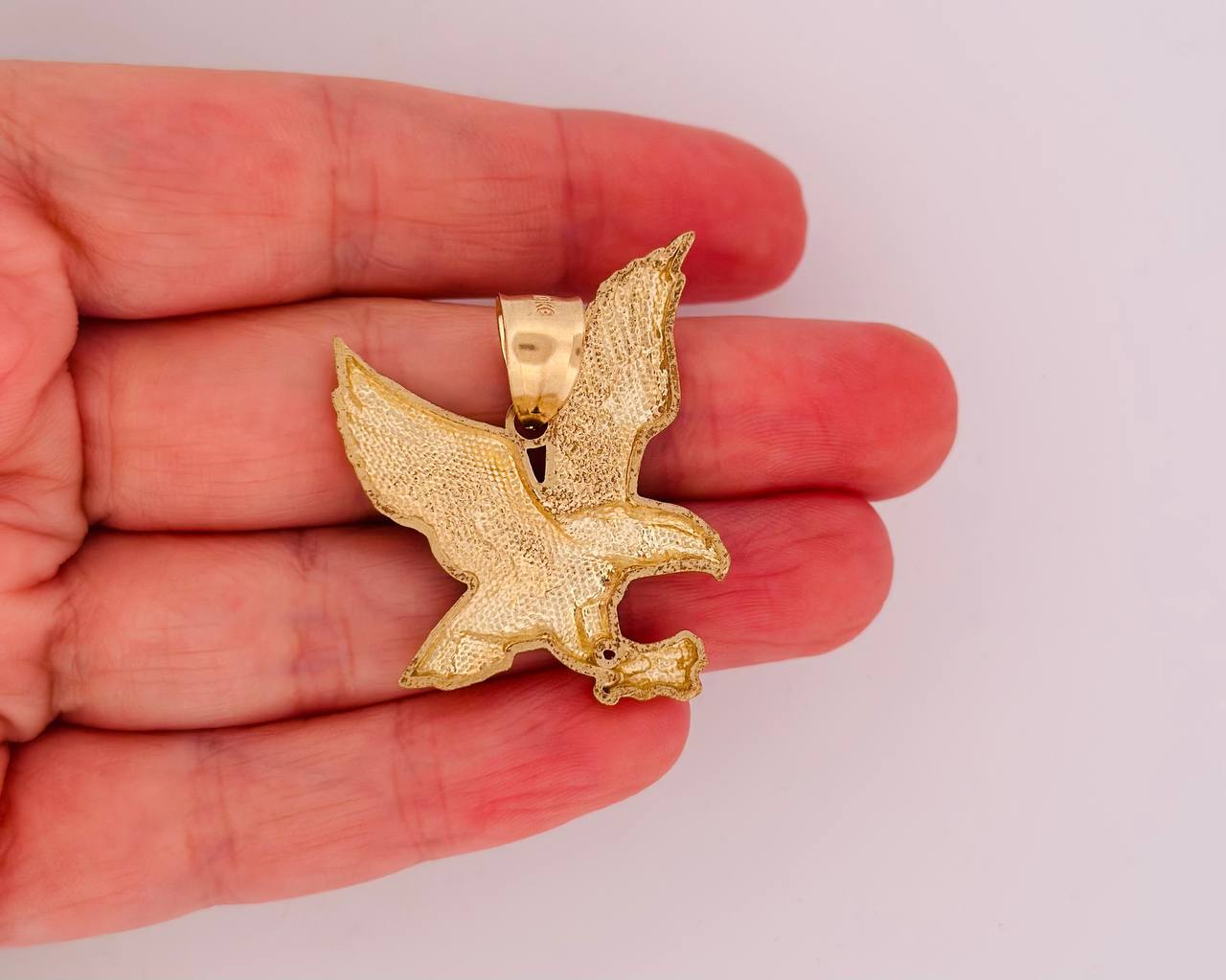 14K Eagle Pendant