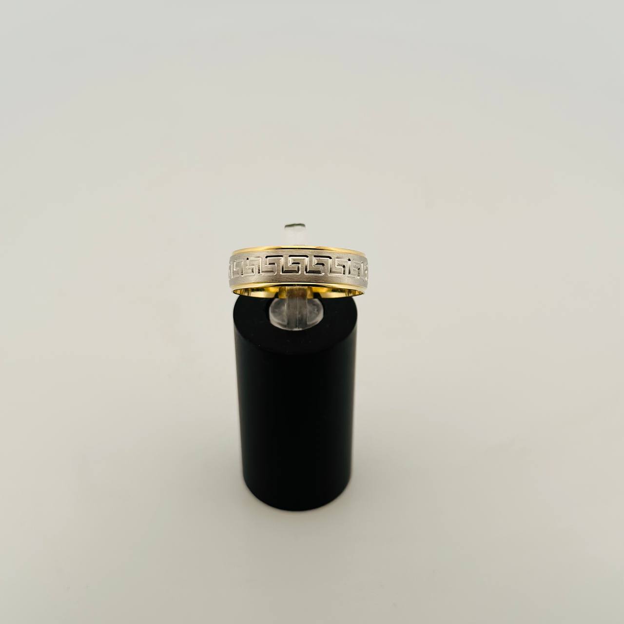 14K Gold Greek Ring - 1