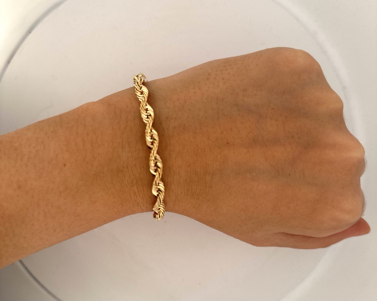 10K Rope Bracelet 5.5MM