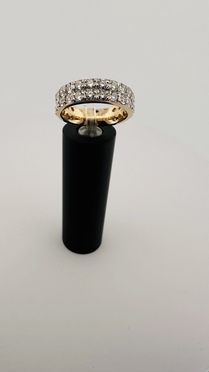 14K Diamond Band - 3.84CTW, VVS Clarity