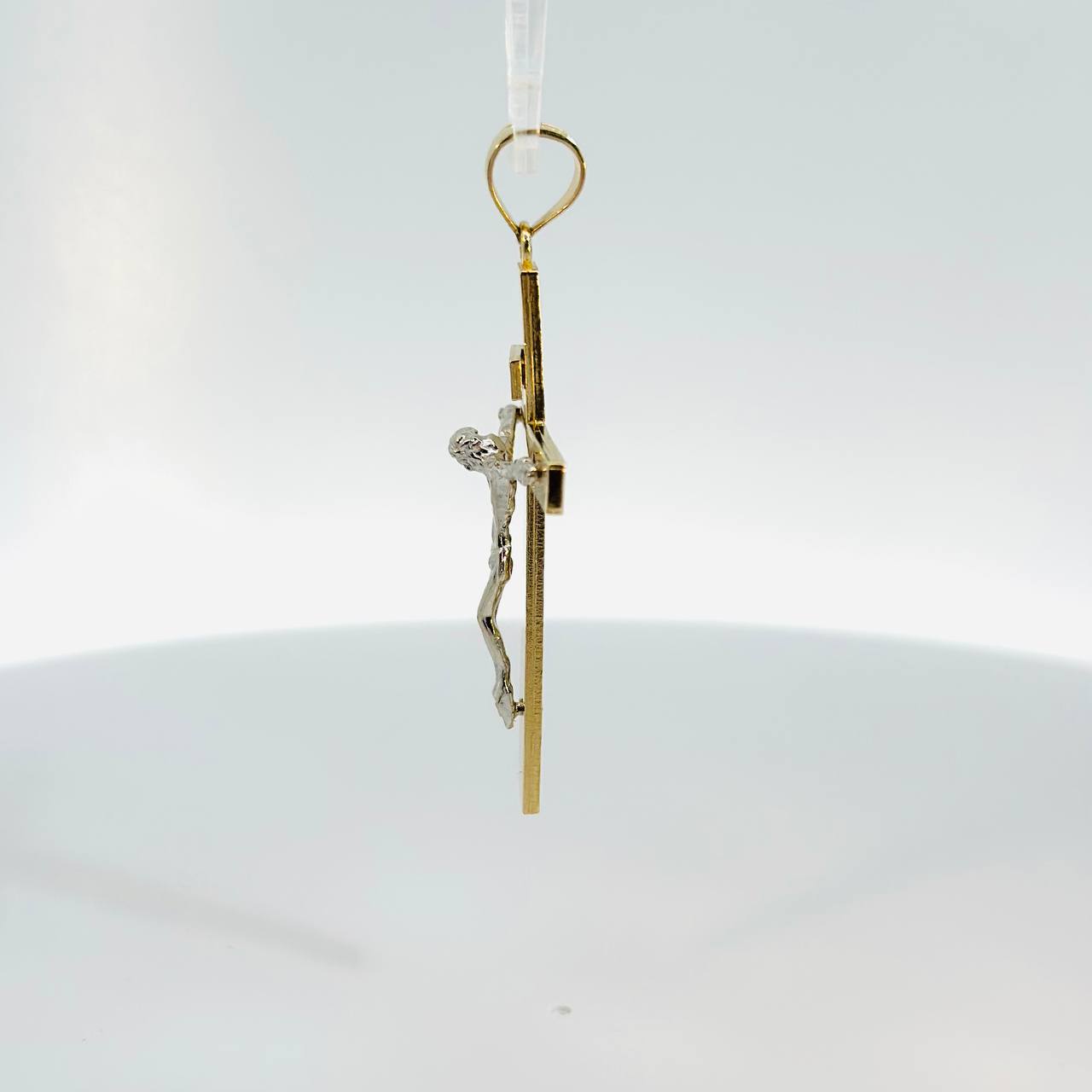 14K Yellow Gold Crucifix Pendant - 2