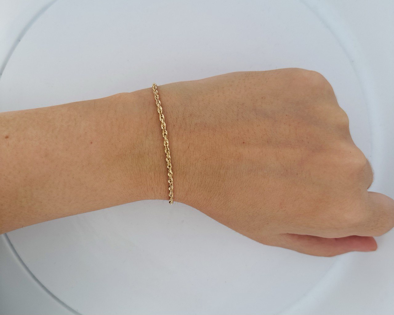 10K Rope Bracelet 2.3MM