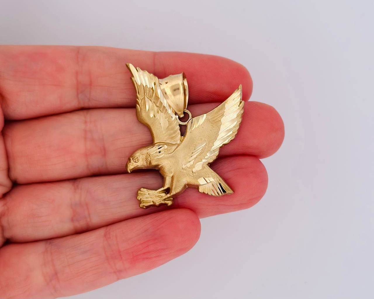14K Eagle Pendant