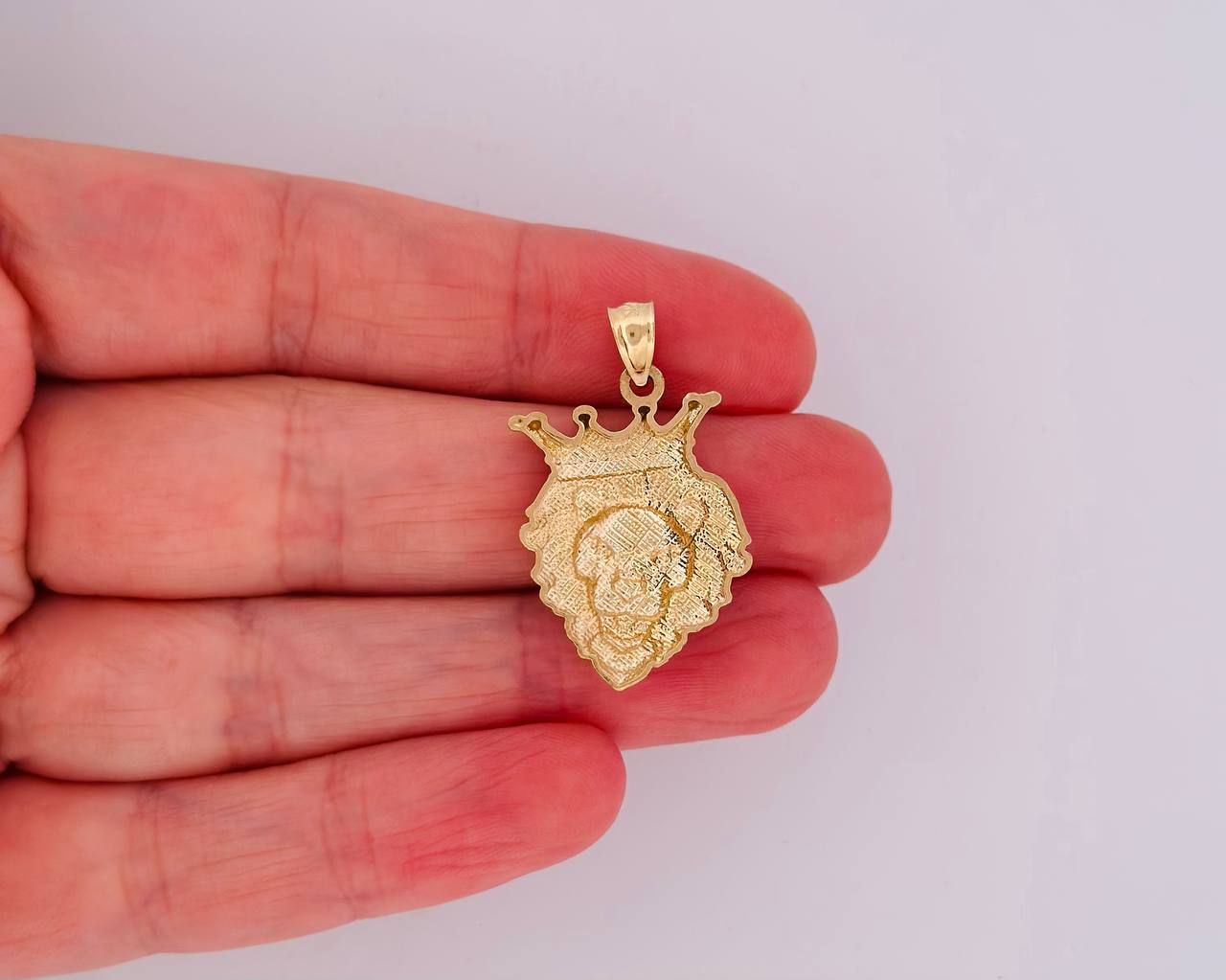 14K Lion Pendant - 2