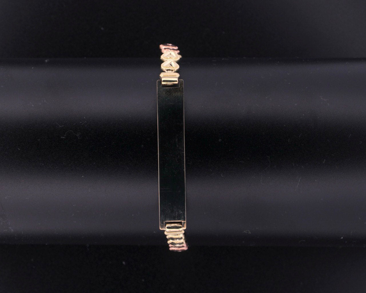 10K 3-Color ID Bracelet - 7.5MM