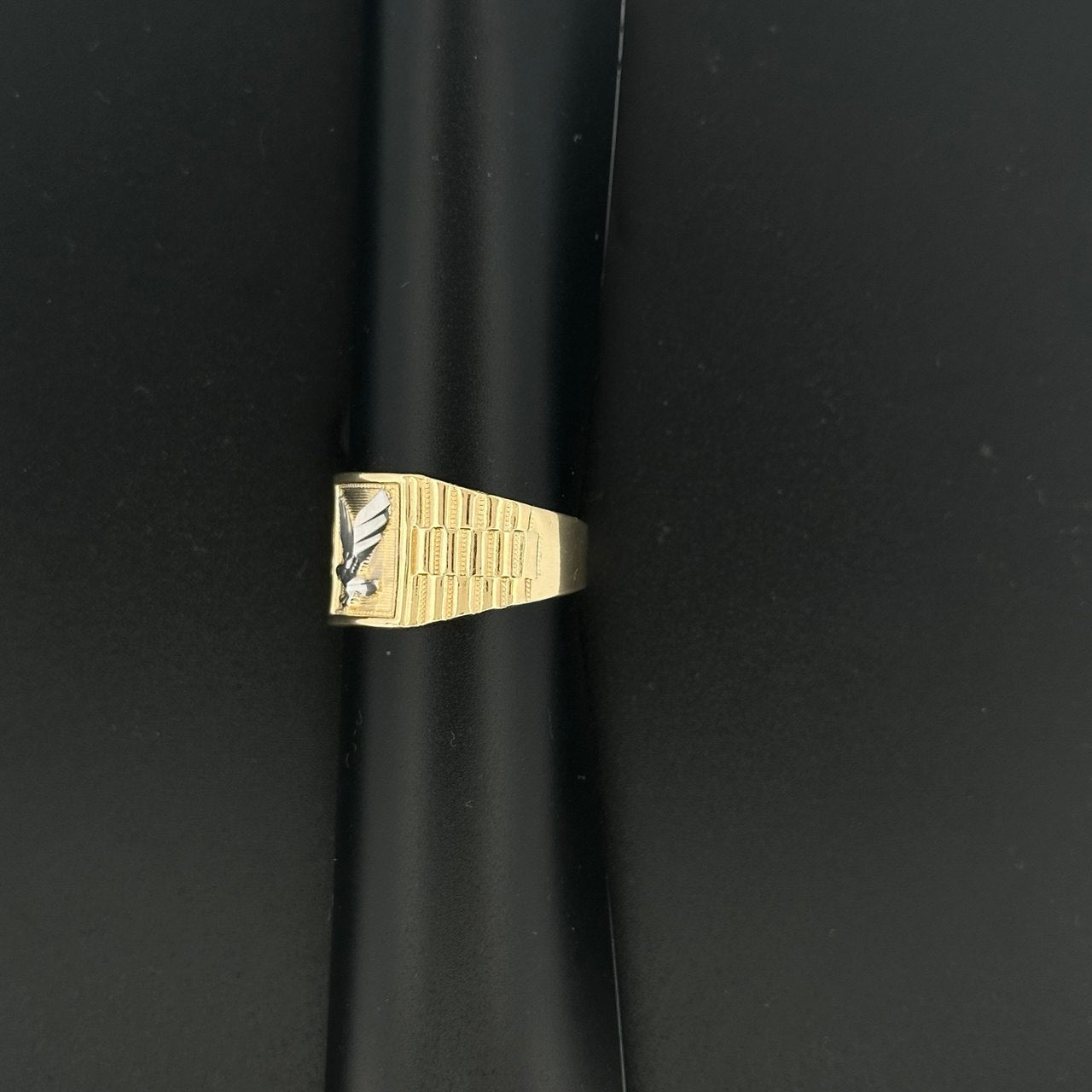14K Gold Eagle Ring