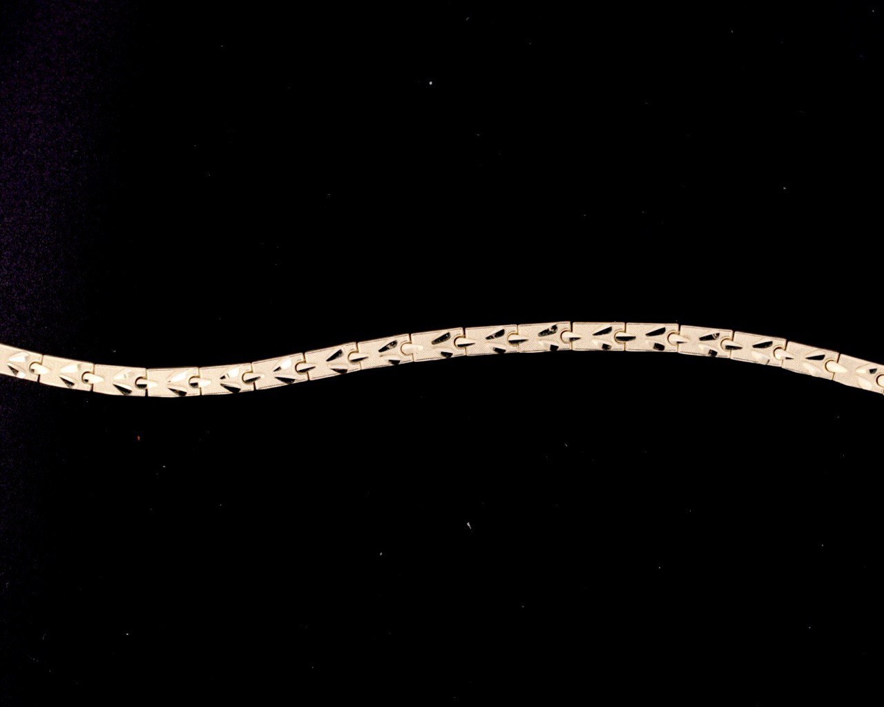 10K Yellow Gold Nuggets Bracelet - 4MM