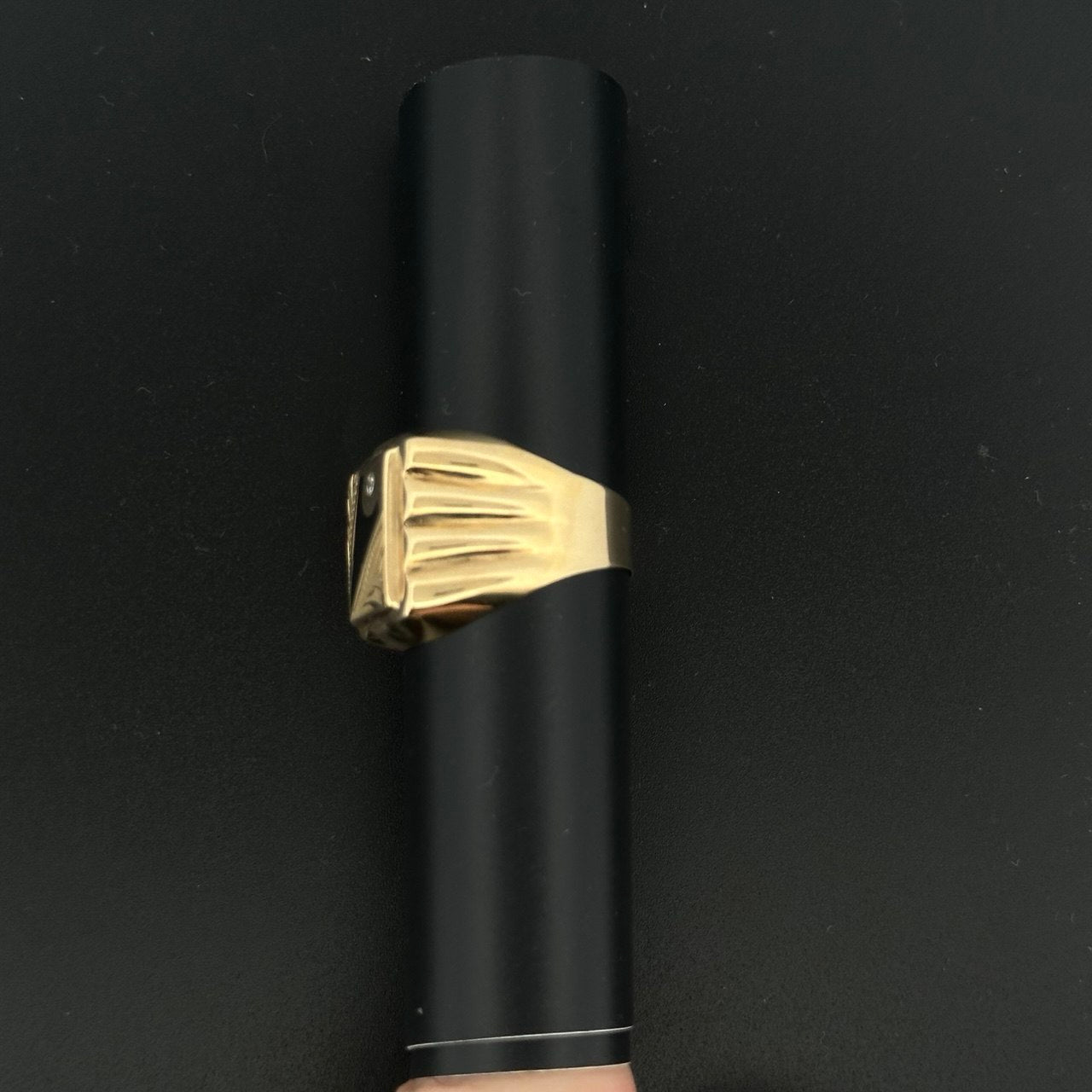 14K Gold with Onyx, Ring