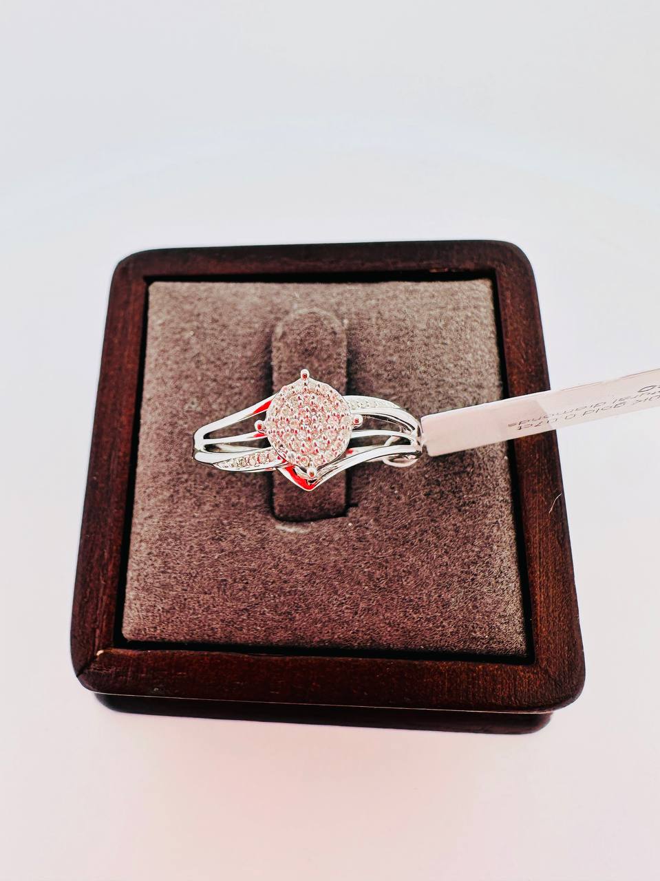 10K Diamond Engagement Ring