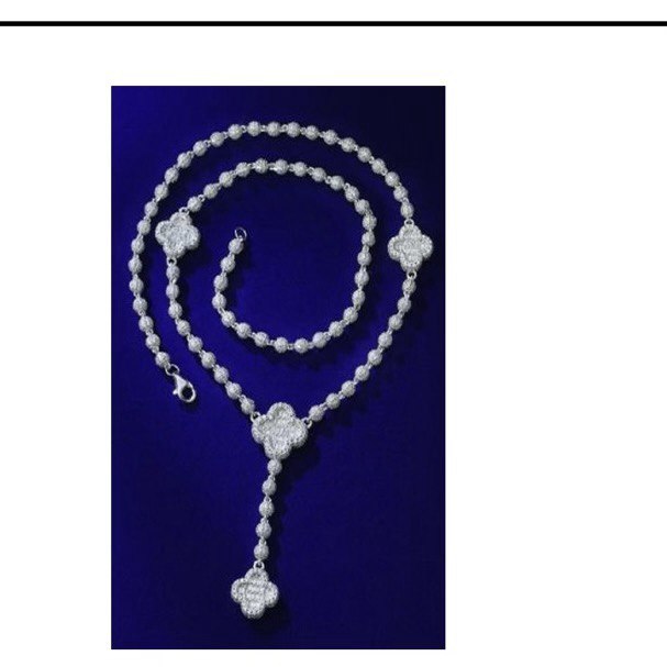 Sterling Silver Designer Chain Necklace, 11.83 Total Carats VVS Moissanite, 27.23g