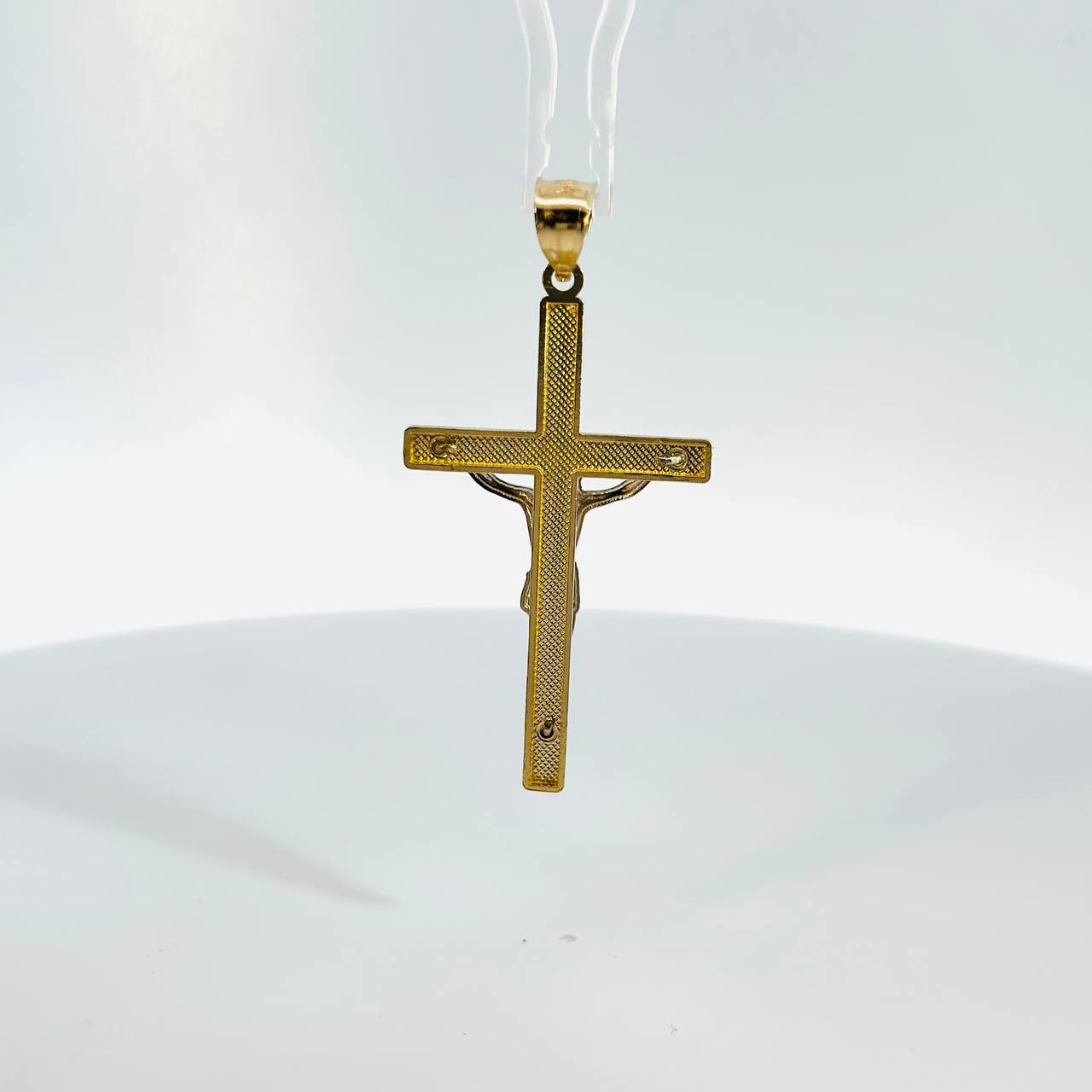 14K Yellow Gold Crucifix Pendant - 1