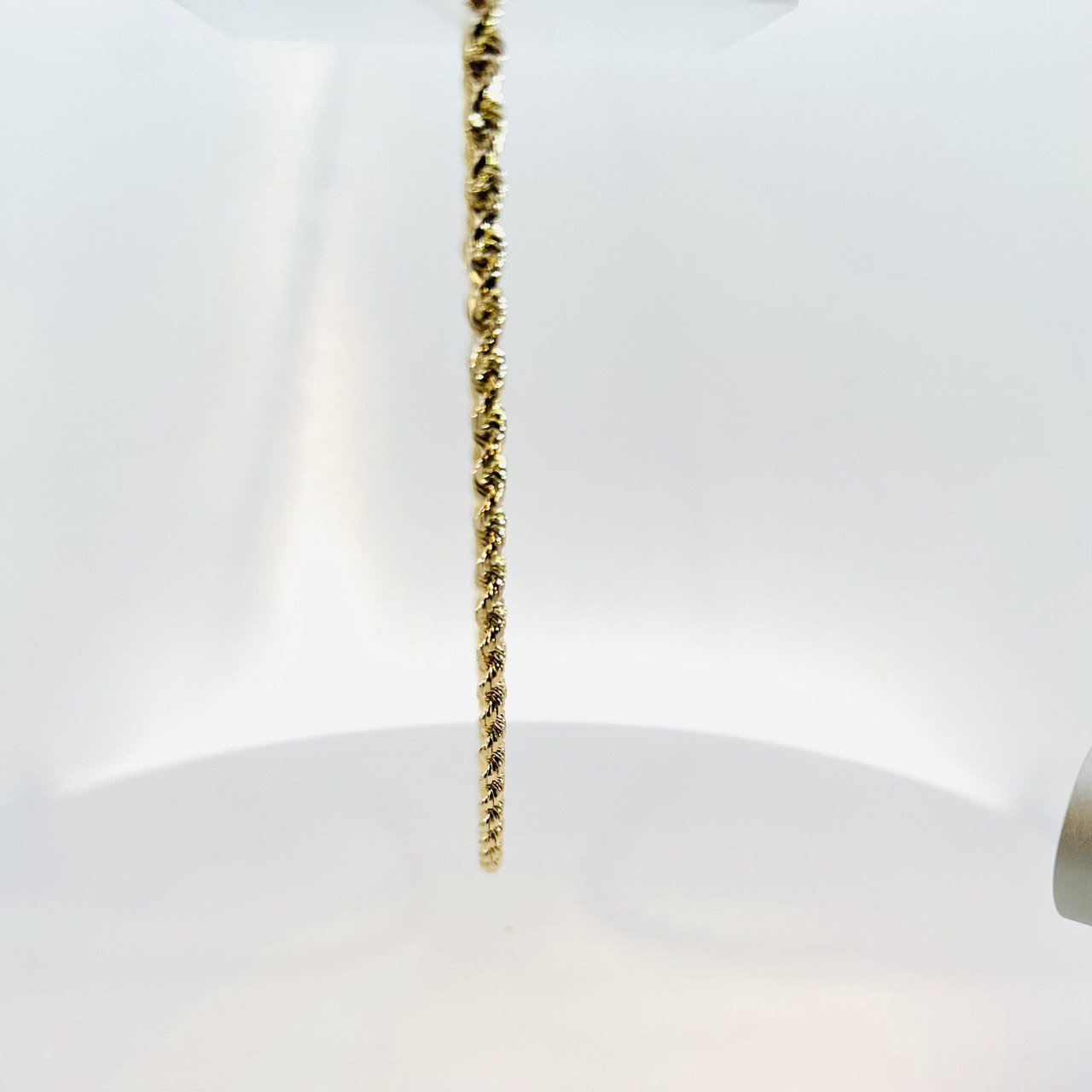 14K Yellow Gold Solid Rope Chain - 3.5mm