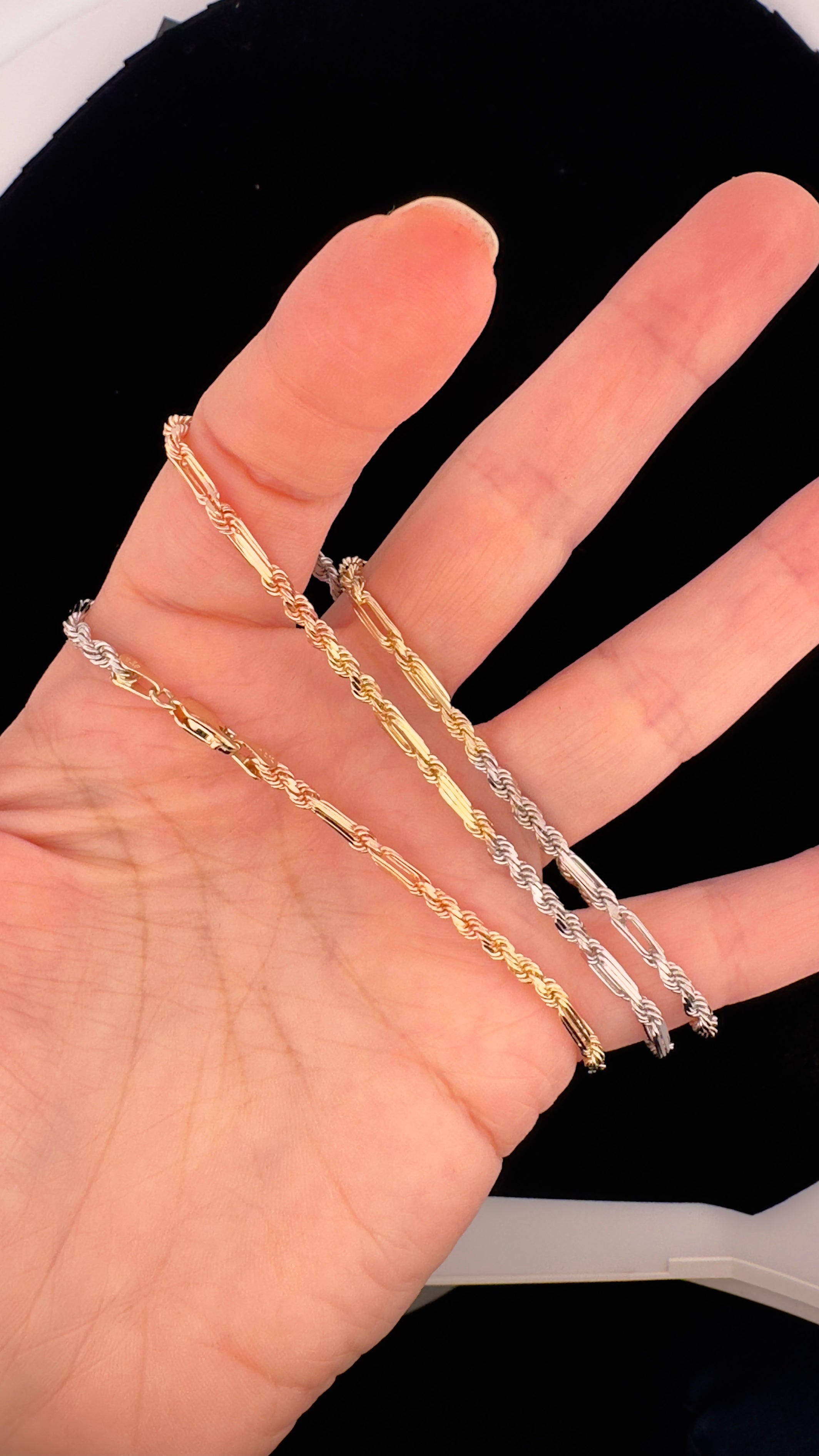 14K Solid Milano Chain - 3.2MM