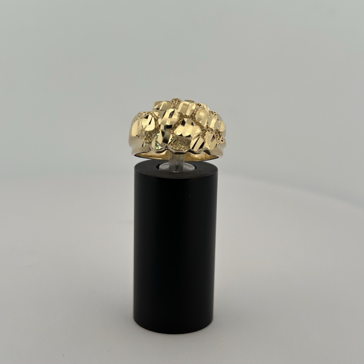 14K Yellow Gold Nugget Ring  - 4