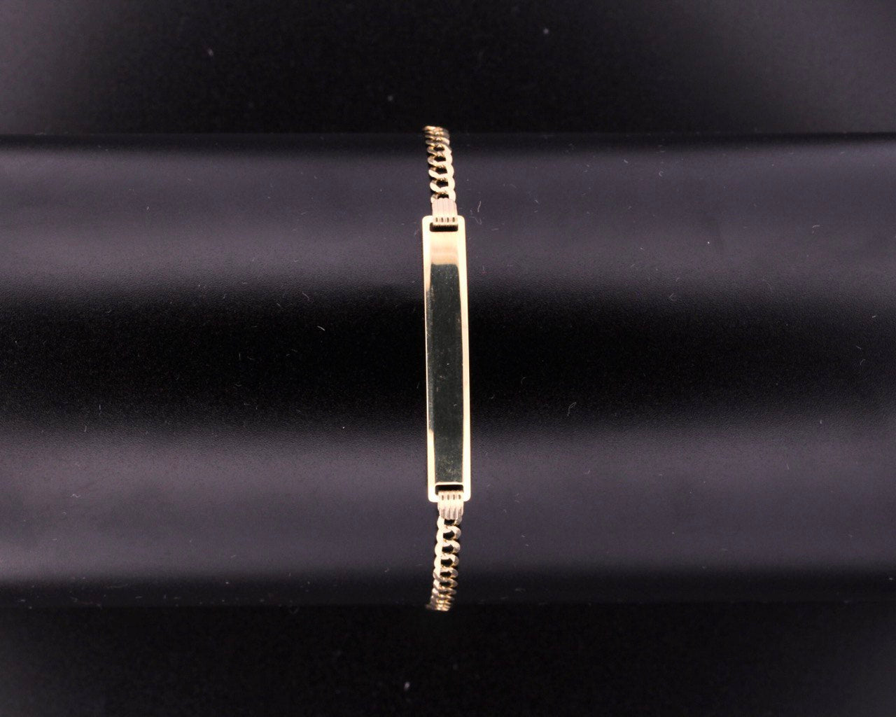 10K Solid Gold ID Bracelet - 5.5MM