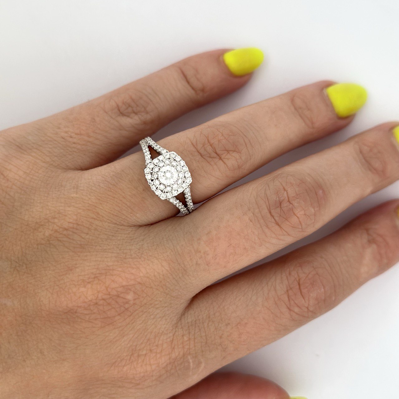 14K Gold Diamond Engagement Ring - 1.03ctw
