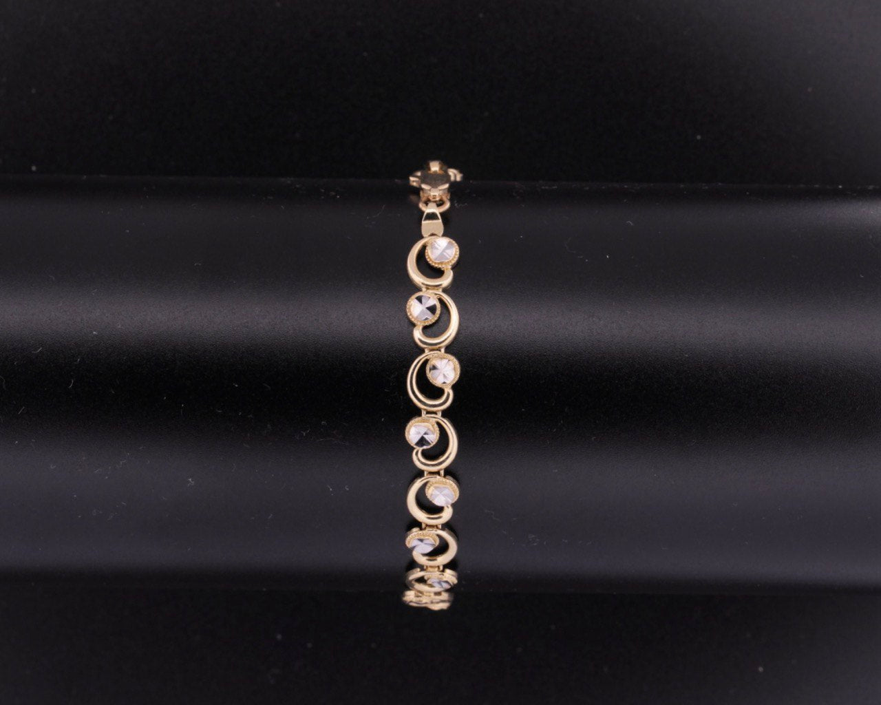 14K Dia-Cut Bracelet - 7MM