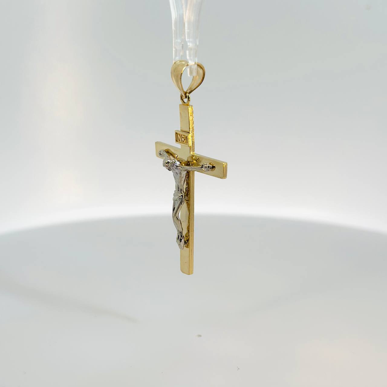 14K Yellow Gold Crucifix Pendant  - 2