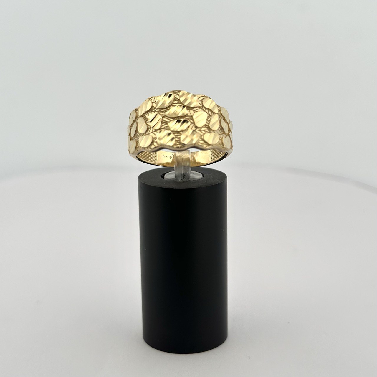 14K Yellow Gold Nugget Ring  - 3