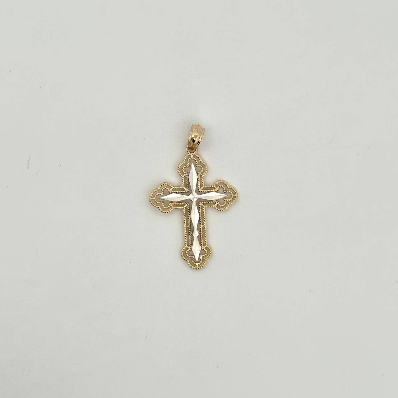 14K Cross Pendant  - 1