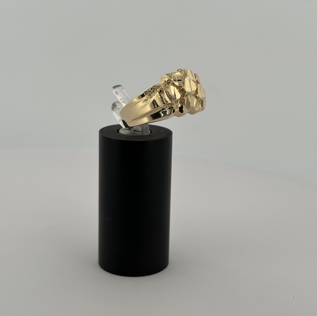 14K Yellow Gold Nugget Ring  - 4
