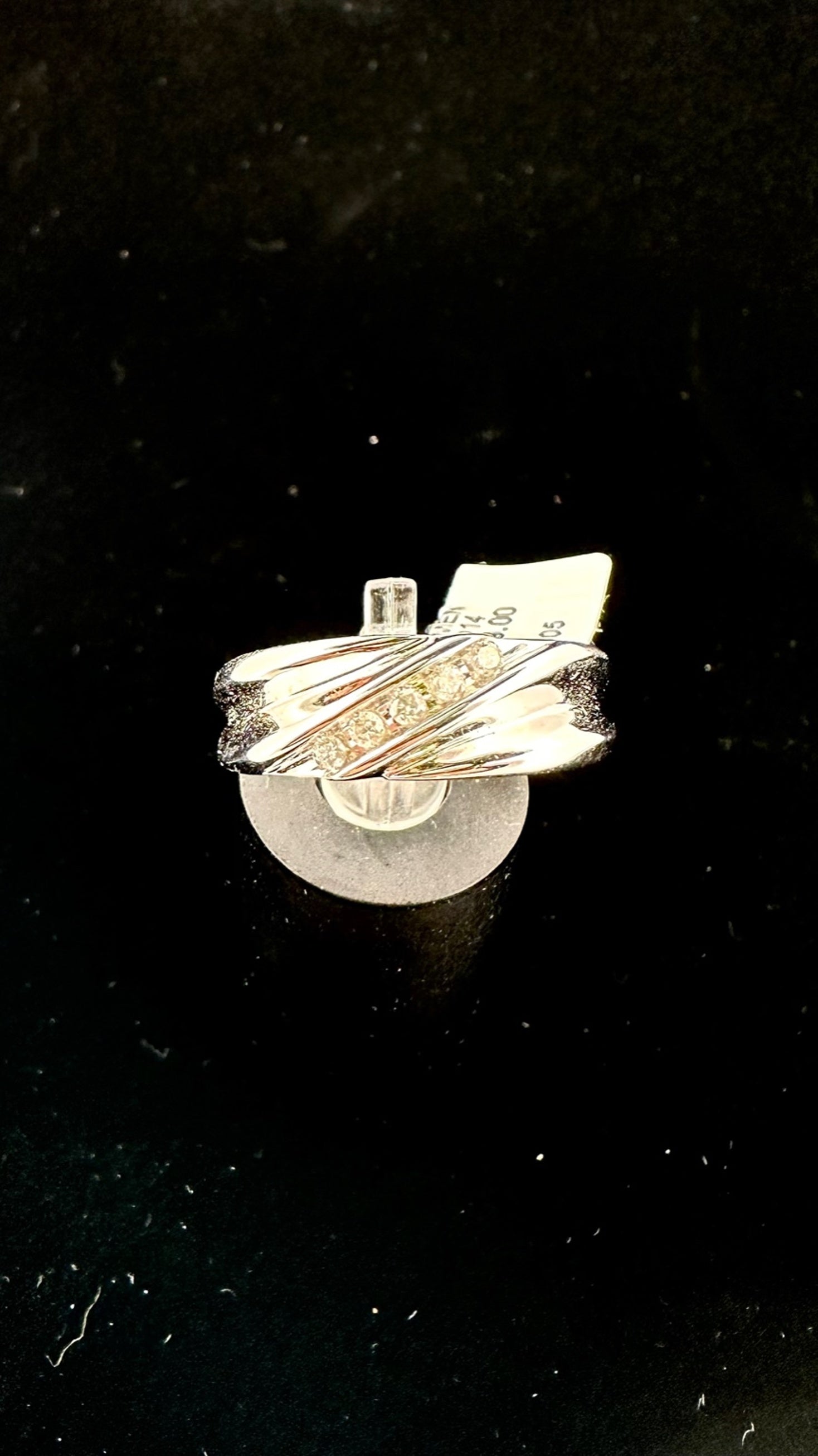 10K Diamond Band- Gold - 3