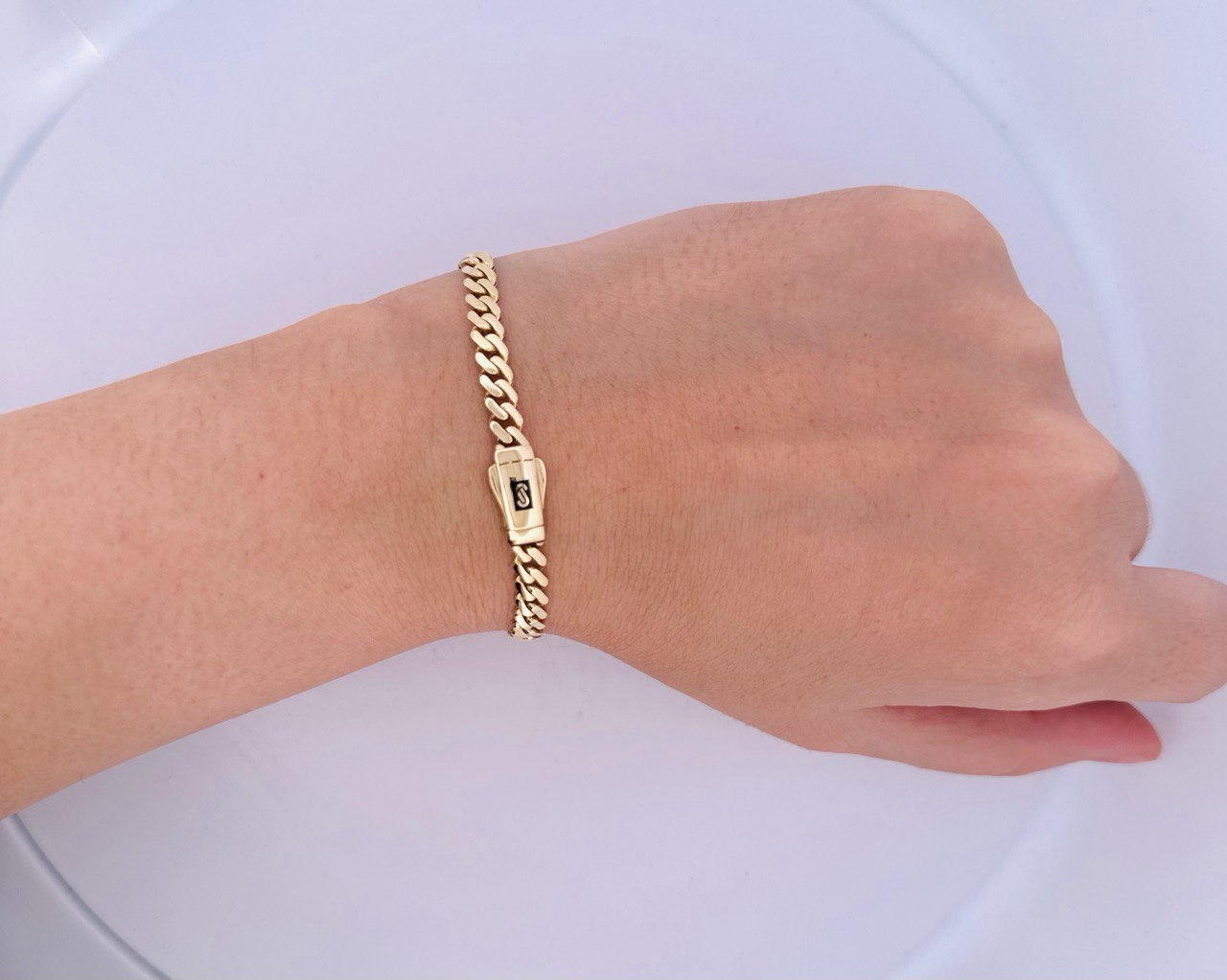 10K Monaco Bracelet - 5MM