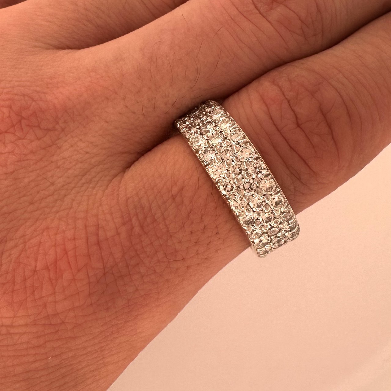 14K Gold Men’s Diamond Band - 3.56CTW, VVS Clarity
