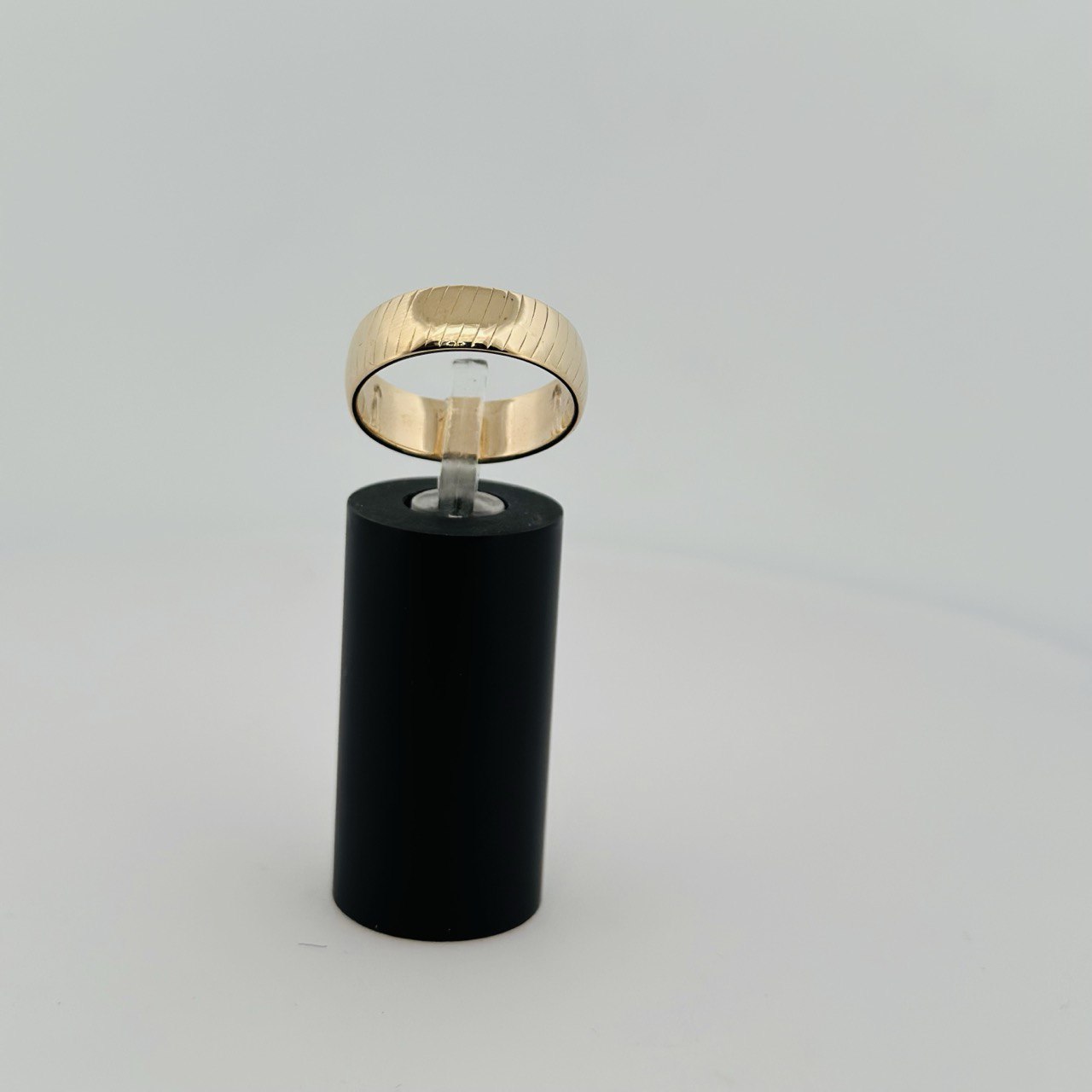 14K Solid Yellow Gold Engraved Ring