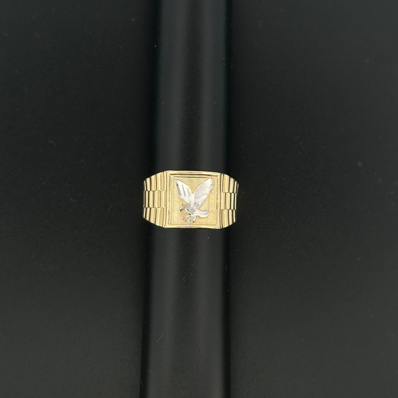 14K Gold Eagle Ring