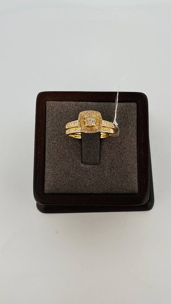 10K Diamond Engagement Ring - 1