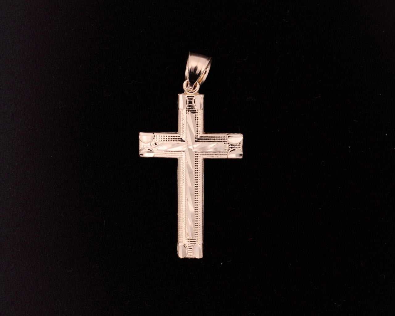 14K Gold Crucifix Pendant  - 2