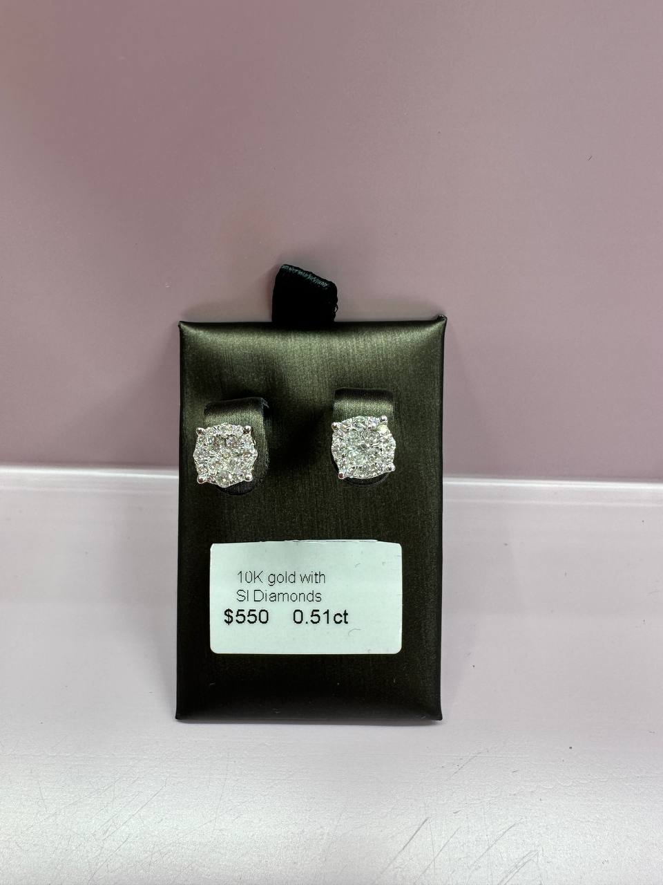 10K 0.56 Carat Diamond Earring