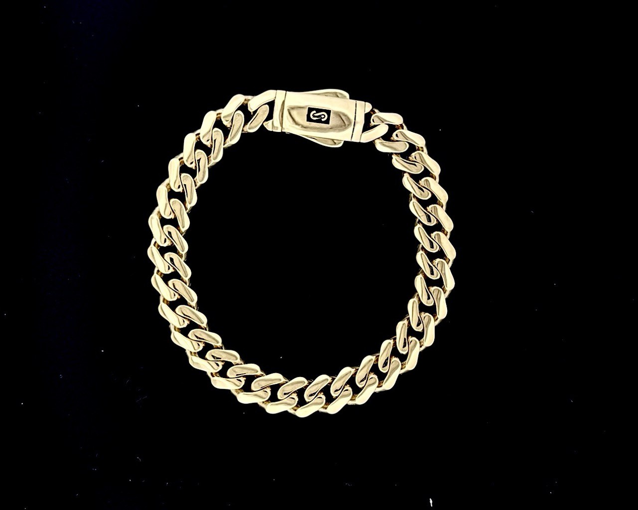 10K Monaco Bracelet - 9MM