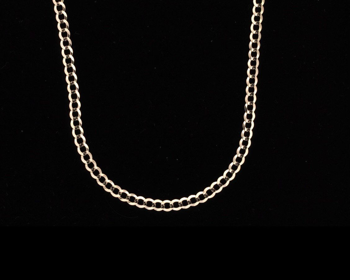 14K Yellow Gold Solid Cuban Chain - 4.7MM