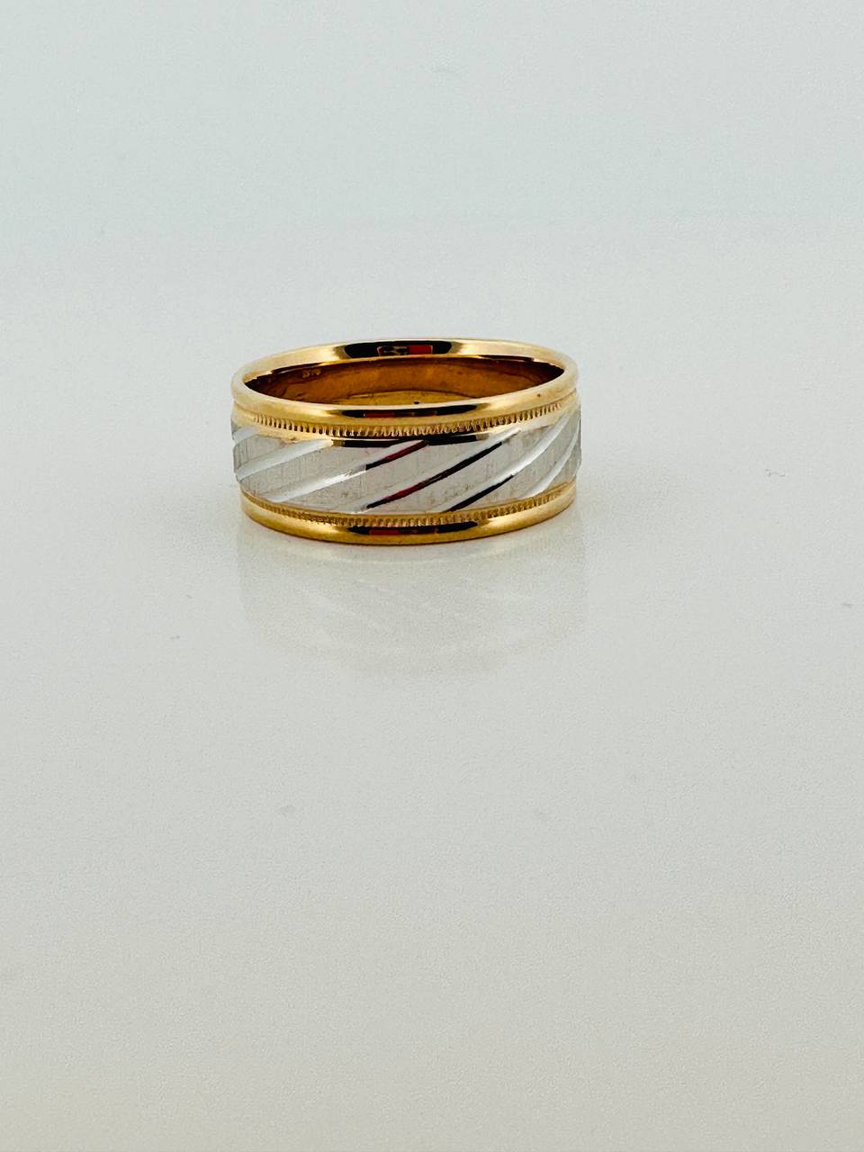 14K Solid Band with Design