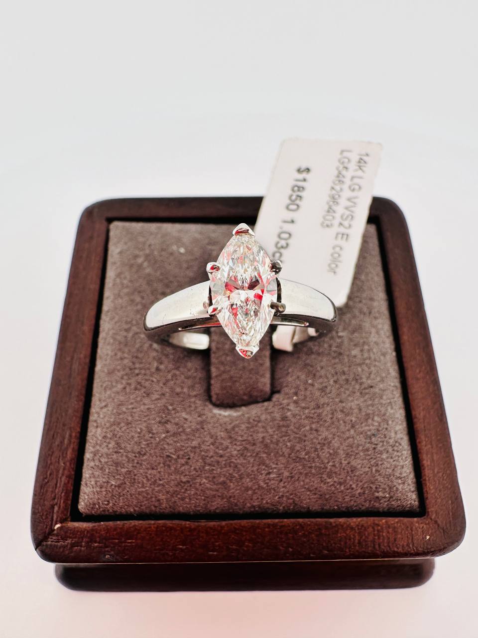 14K 1.03carat LG Diamond Engagement Ring - 2