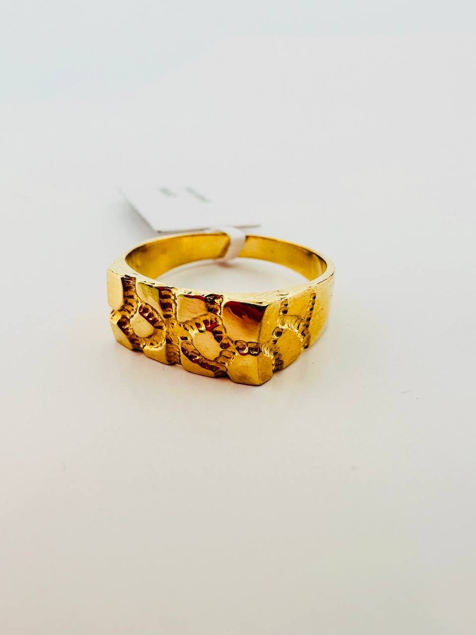 14K Gold Nugget Ring - 8MM