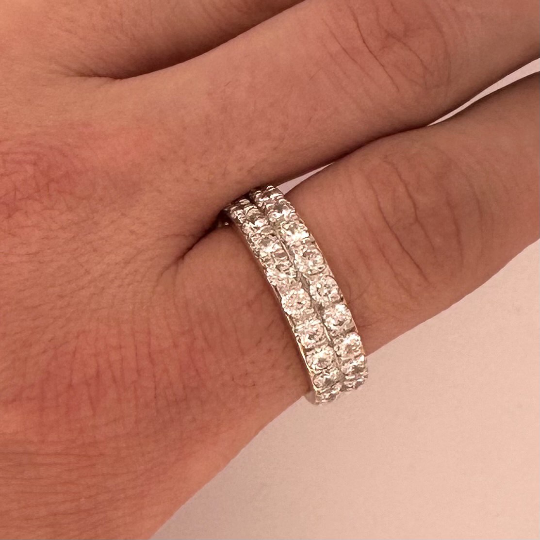 14K Diamond Band - 3.84CTW, VVS Clarity