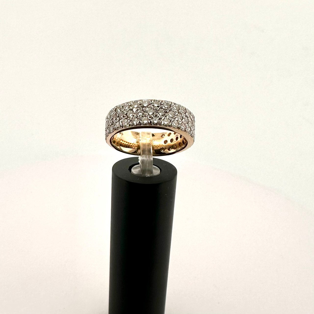 14K Gold Men’s Diamond Band - 3.56CTW, VVS Clarity