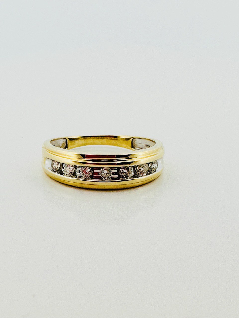 10K Diamond band - 5