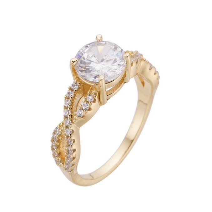 925 Sterling Silver 2ct VVS Moissanite Engagement Ring - 5