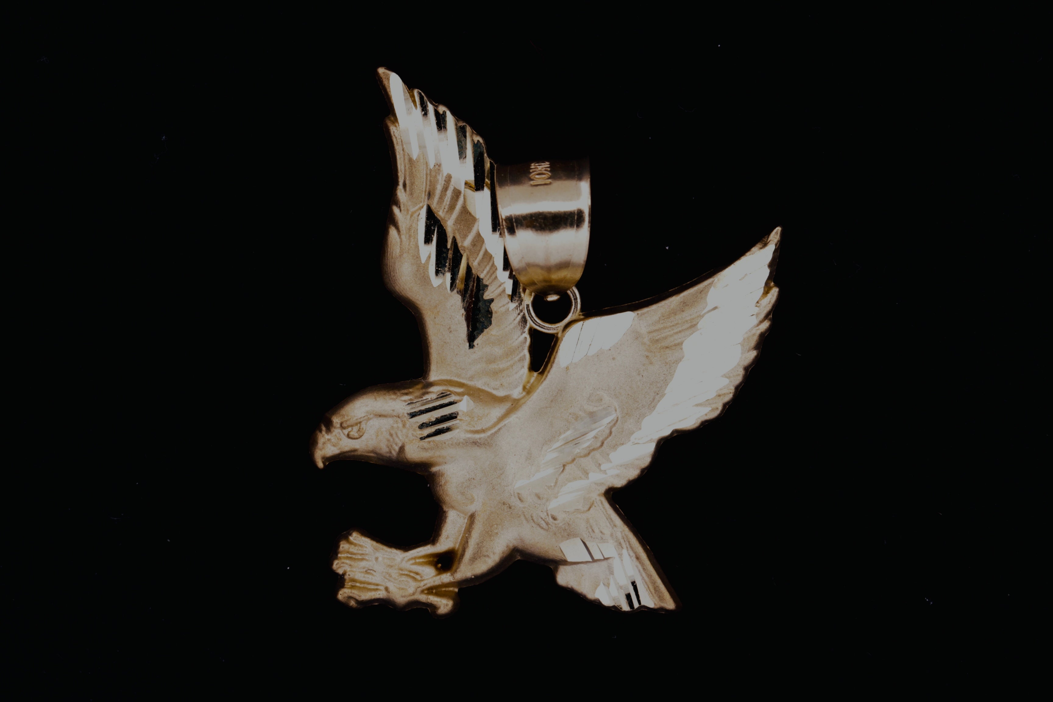 14K Eagle Pendant