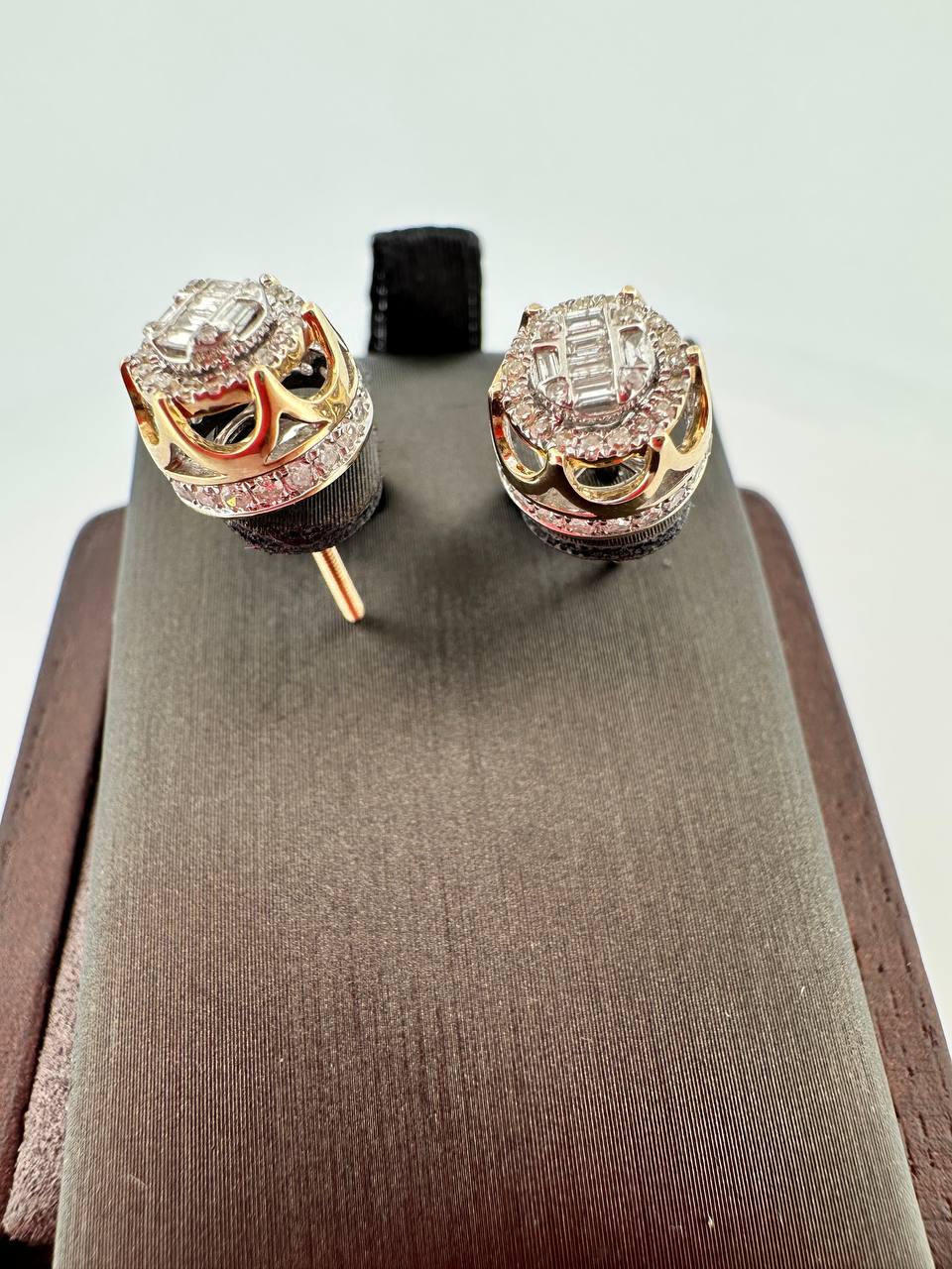 10K 0.5 Carat Diamond Earring - 1