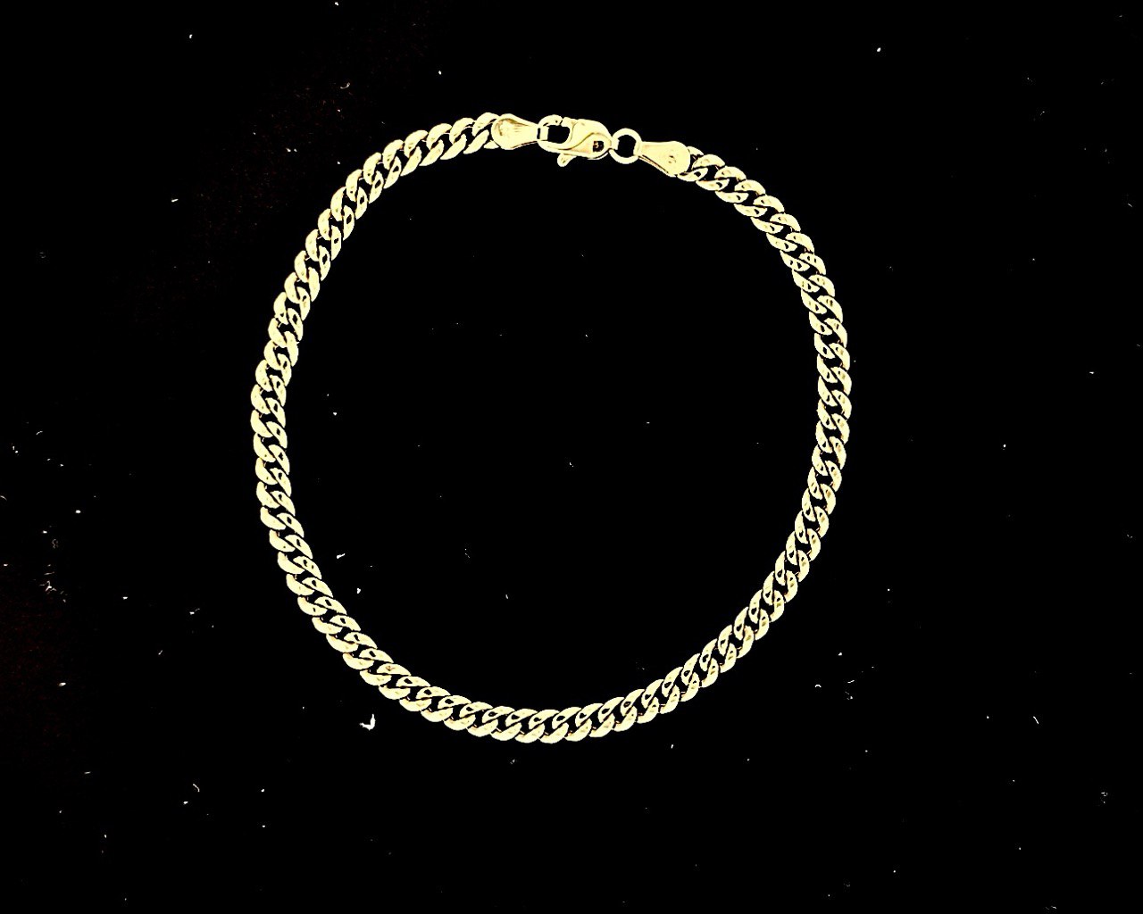 10K Yellow Gold Cuban Bracelet - 4.5MM